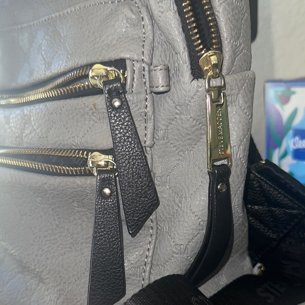 Steve Madden Mini Gray Backpack - Picture 6 of 16